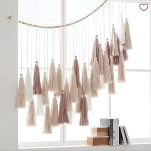 Oversized Tassel Garland by Pottery Barn Teen